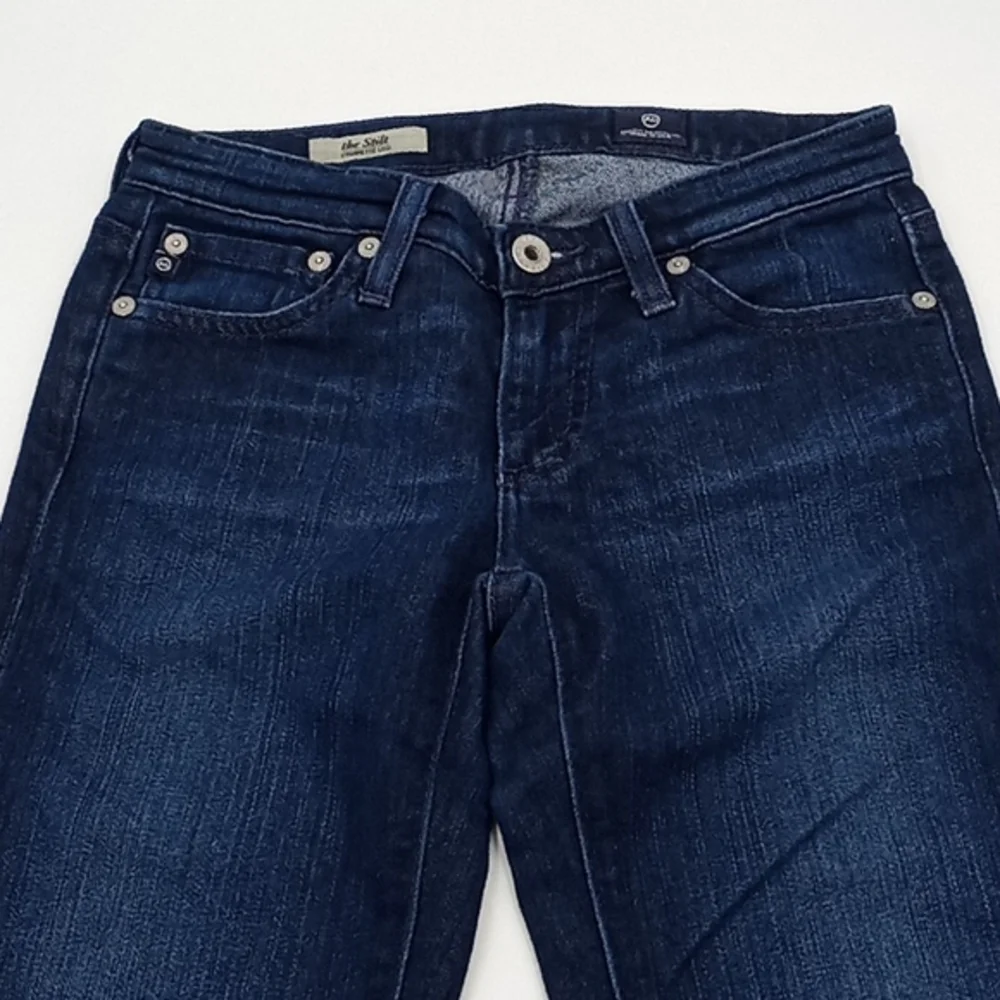 AG Adriano Goldschmied The Stilt Cigarette Leg‎ Jeans Dark Wash 24